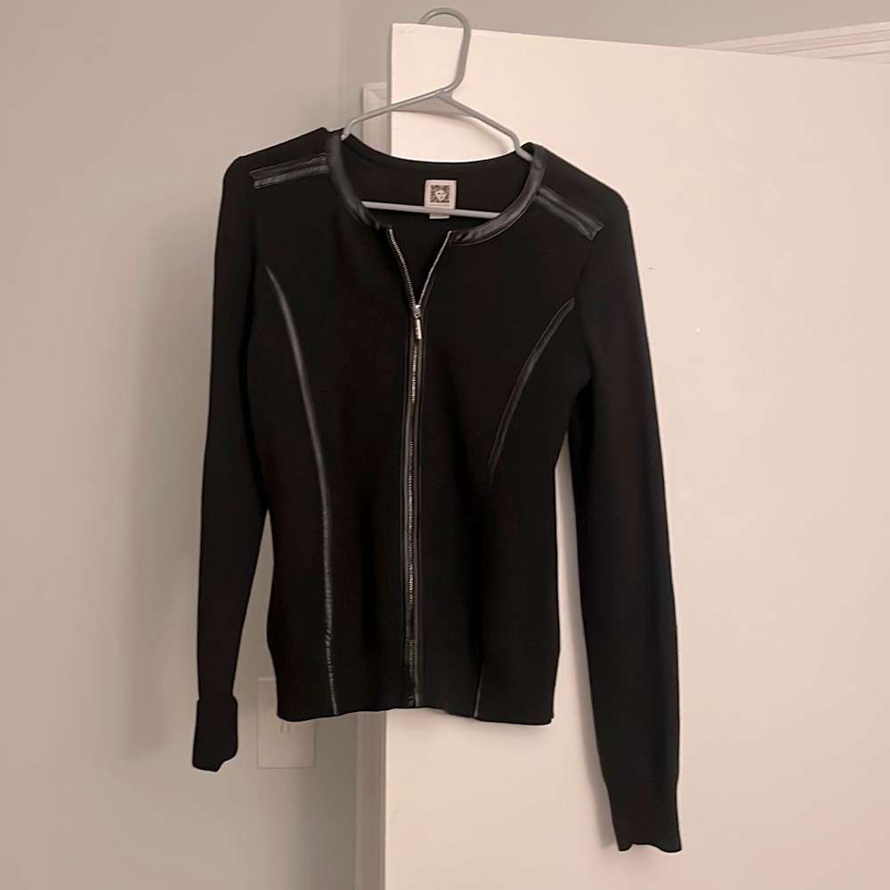 Anne Klein Zip Sweater